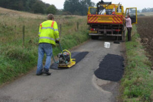 pothole repairs Beaumont Leys